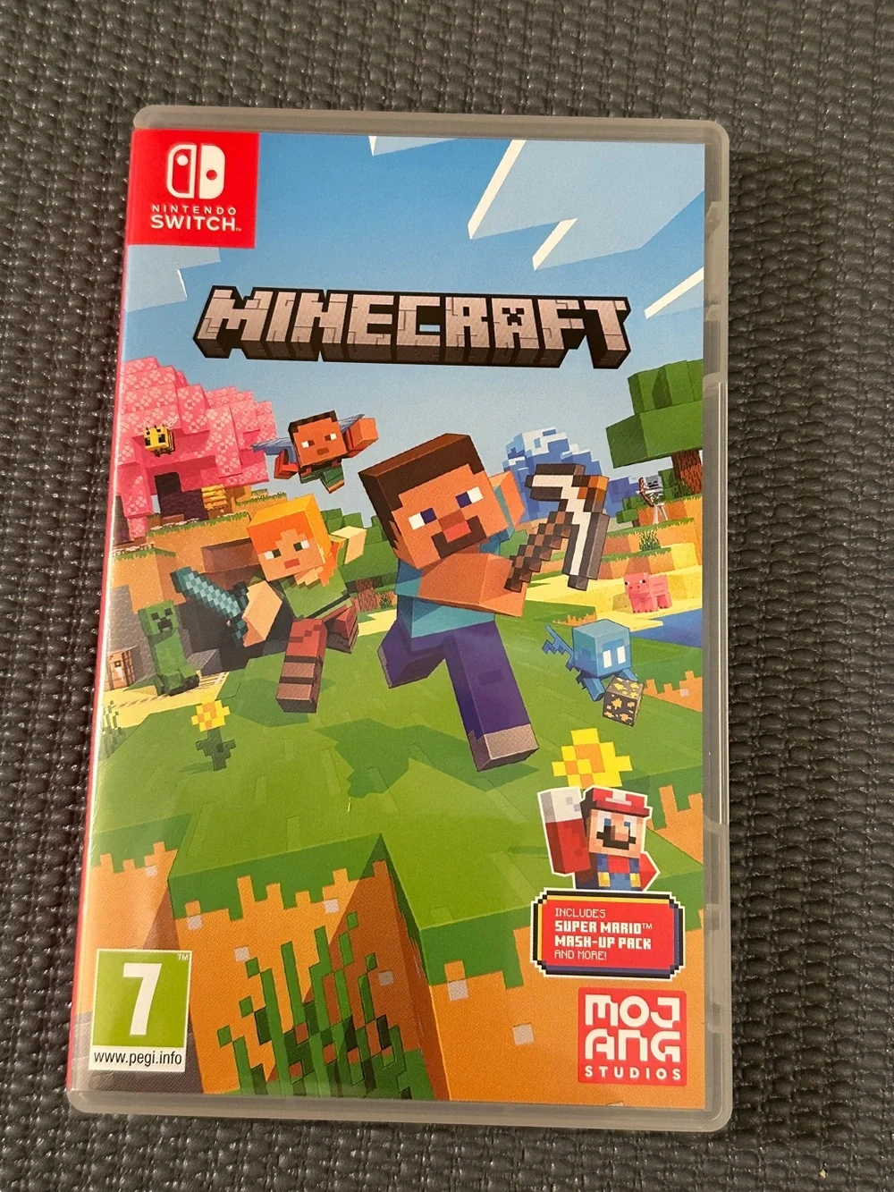 Nintendo Switch Minecraft game with case